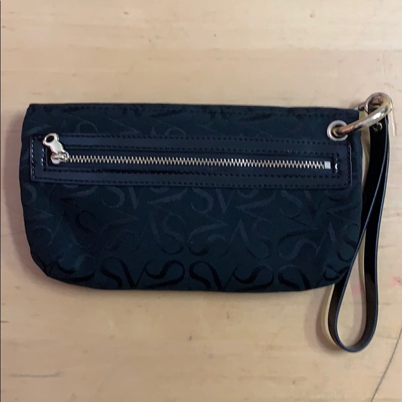 Black simply Vera ladies wristlet - Picture 4 of 5